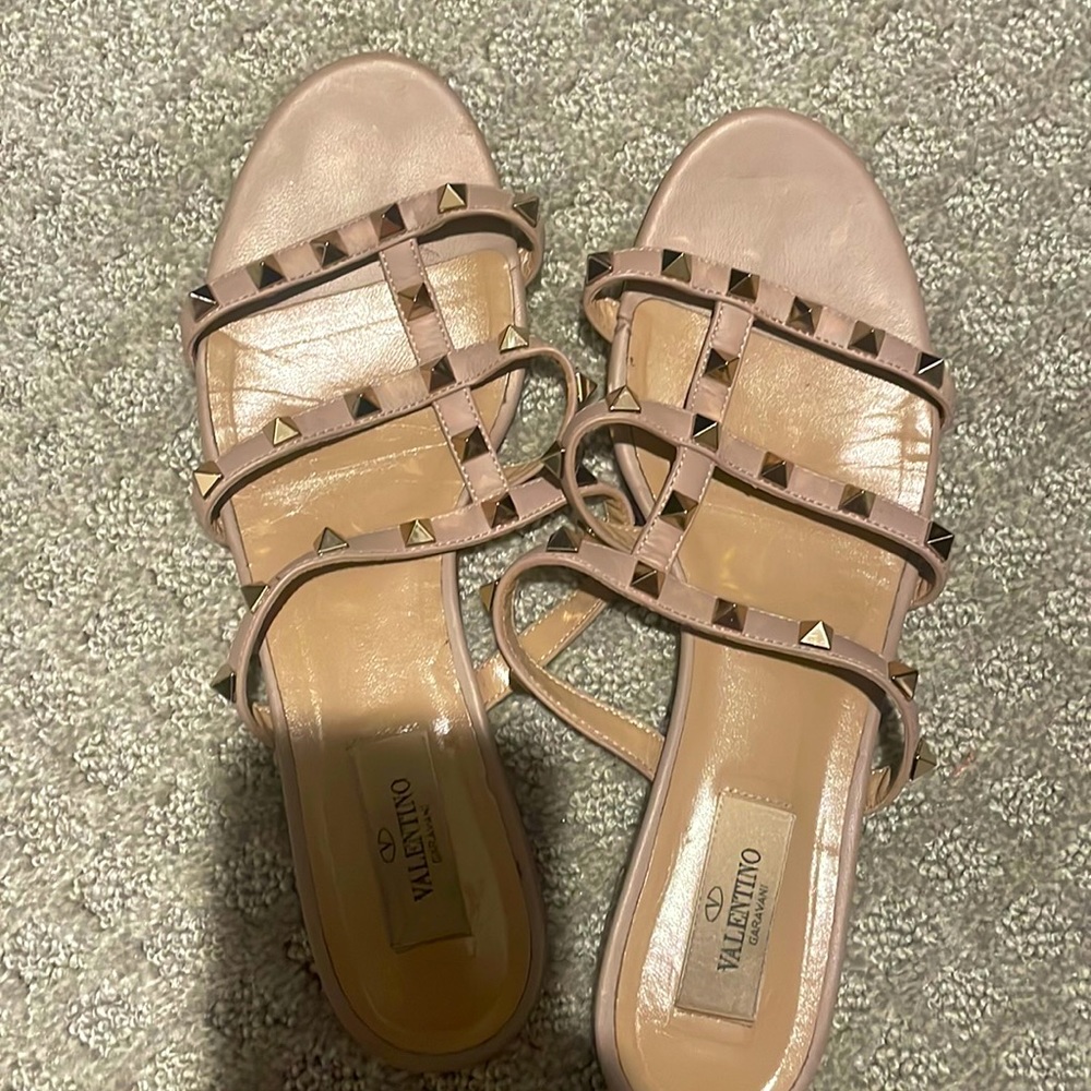 COPY - Valentino Rock Stud Flats-Sz 38.5